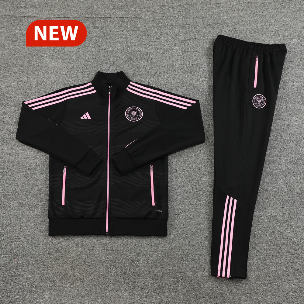 Inter Miami 23-24 Jacket Training Tracksuit - Black